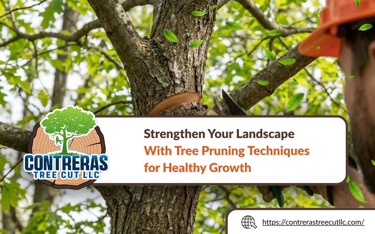 Tree pruning techniques used to support healthy tree growth